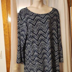 Tacera 2x tunic 3/4 sleeves.